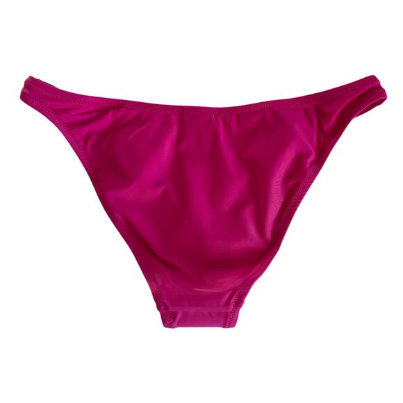 J.Crew Fuchsia Pink Stretch Bikini Hipster Bottoms Women's Swimwear Size Small - Picture 5 of 8
